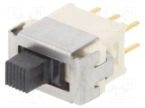 Interruptor Deslizante, Pos: 2, DPDT, 0,4A/20VAC,