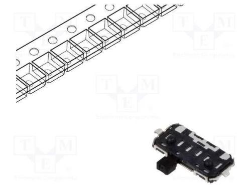 Interruptor Deslizante, Pos: 2, SPDT, 0,3A/6VDC, O
