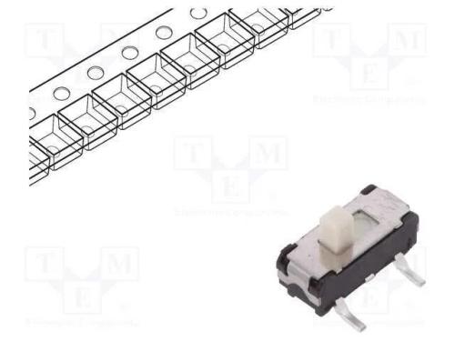 Interruptor Deslizante, Pos: 2, SPDT, 0,3A/6VDC, O