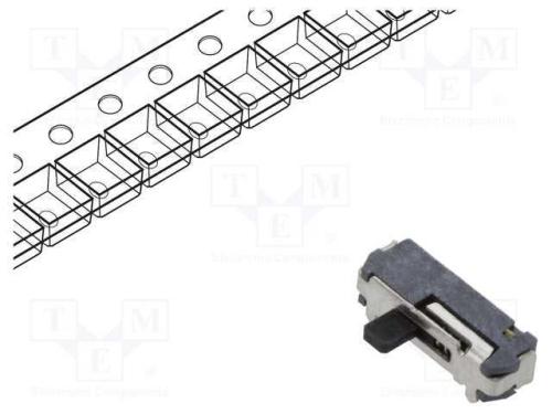 Interruptor Deslizante, Pos: 2, SPDT, 0,3A/4VDC, O