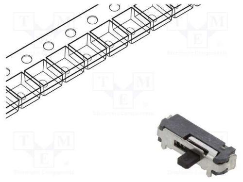 Interruptor Deslizante, Pos: 2, SPDT, 0,3A/4VDC, O