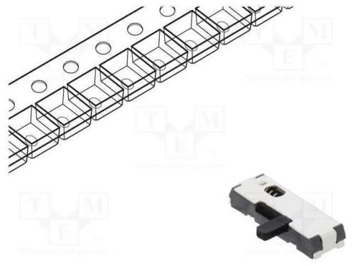 Interruptor Deslizante, Pos: 2, SPDT, 0,3A/4VDC, O