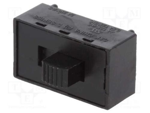 Interruptor Deslizante, Pos: 2, SPDT, 2A/250VAC, 4