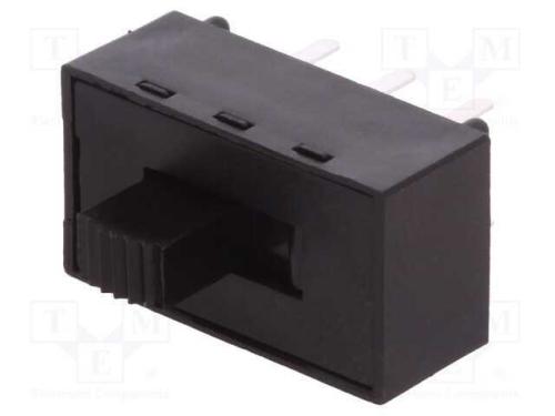 Interruptor Deslizante, Pos: 2, DPDT, 2A/250VAC, 4