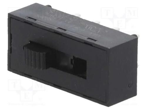 Interruptor Deslizante, Pos: 3, DP3T, 2A/250VAC, 0