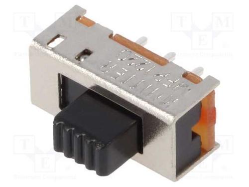 Interruptor Deslizante, Pos: 2, SPDT, 0,3A/30VDC,