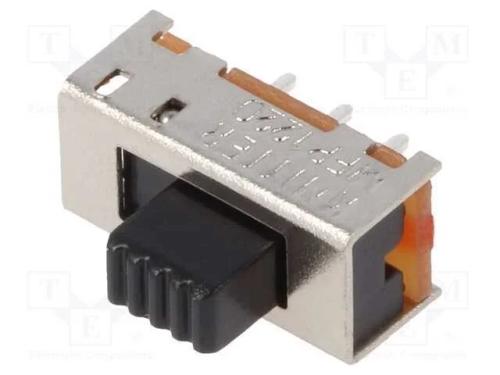 Interruptor Deslizante, Pos: 2, SPDT, 0,3A/30VDC,