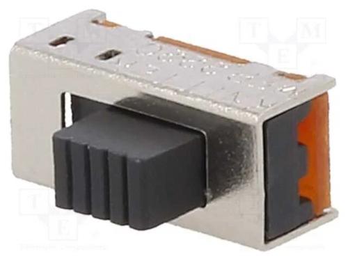 Interruptor Deslizante, Pos: 2, SPDT, 0,3A/30VDC,