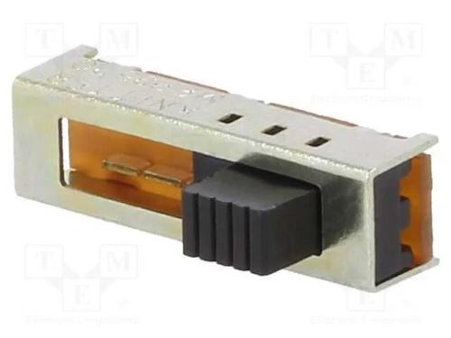 Interruptor Deslizante, Pos: 5, 0,3A/30VDC, ON-ON-