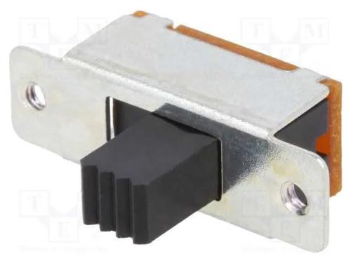 Interruptor Deslizante, Pos: 2, SPDT, 0,35A/30VDC,