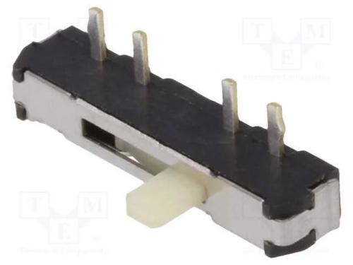 Interruptor Deslizante, Pos: 3, SP3T, 0,3A/4VDC, O