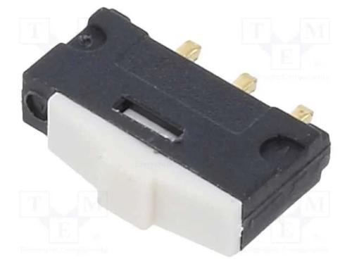 Interruptor Deslizante, Pos: 2, SPDT, 0,2A/24VDC,