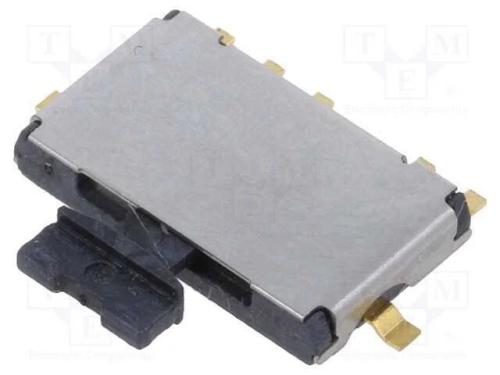 Interruptor Deslizante, SP3T, 0,5A/4VDC, ON-ON-ON,