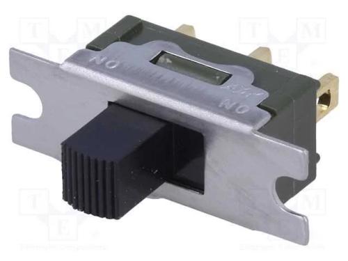 Interruptor Deslizante, Pos: 2, SPDT, 0,01A/28VAC,