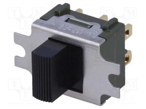 Interruptor Deslizante, Pos: 2, DPDT, 0,01A/28VAC,