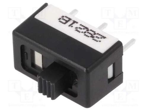 Interruptor Deslizante, Pos: 2, SPDT, 3A/120VAC, 3