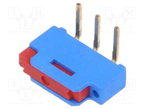 Interruptor Deslizante, Pos: 2, 0,3A/24VDC, THT, 1
