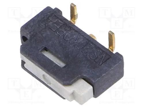Interruptor Deslizante, Pos: 2, 0,3A/24VDC, SMT, 1