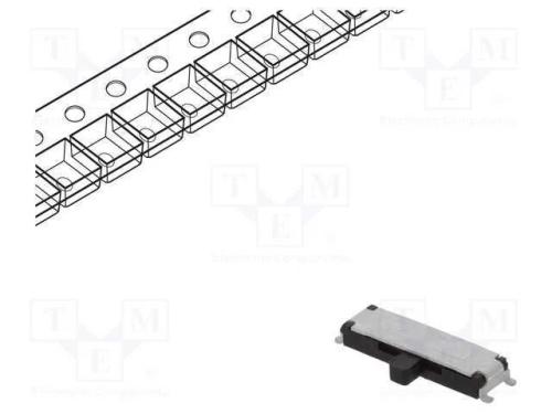 Interruptor Deslizante, Pos: 3, SP3T, 0,3A/6VDC, O