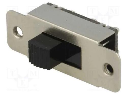 Interruptor Deslizante, Pos: 2, DPDT, 1A/24VDC, ON