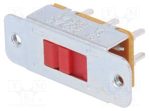 Interruptor Deslizante, Pos: 2, DPDT, 3A/250VAC, O
