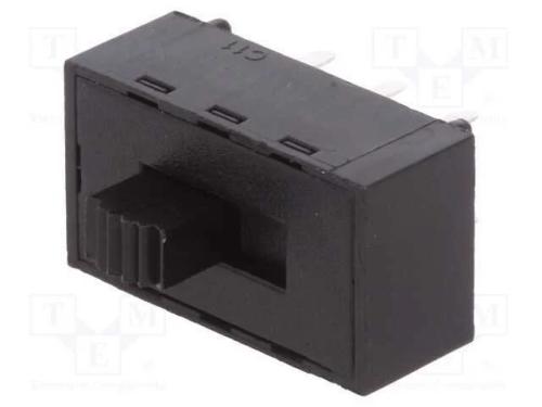 Interruptor Deslizante, Pos: 2, DPDT, 2A/250VAC, O