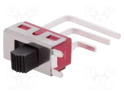 Interruptor Deslizante, Pos: 2, SPDT, 3A/250VAC, 6