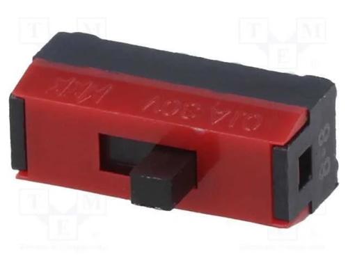 Interruptor Deslizante, Pos: 2, SPDT, 0,1A/30VDC,