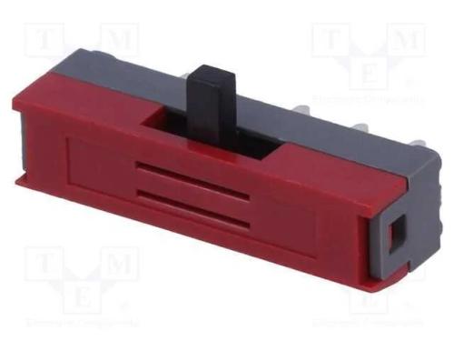 Interruptor Deslizante, Pos: 3, SP3T, 0,1A/30VDC,