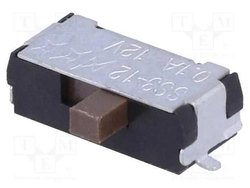 Interruptor Deslizante, Pos: 2, SPDT, 0,4A/28VAC,