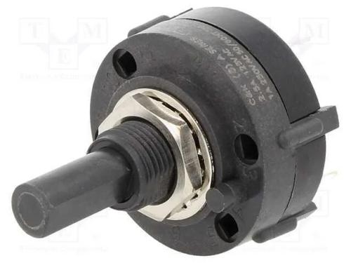 Interruptor: Giratório, Pos: 4, Spdt, 2,5a/125vac, 0,35a/125vdc