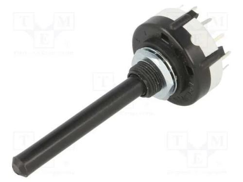 Interruptor: Giratório, Pos: 12, 0,15a/250vdc, 30, -30÷85c, 999mo