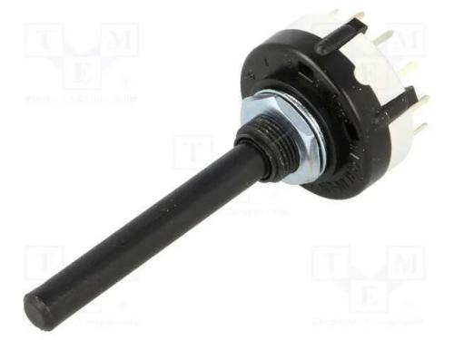 Interruptor: Giratório, Pos: 6, 0,15a/250vdc, 30, -30÷85c, 999mo