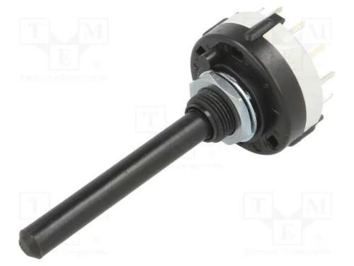 Interruptor: Giratório, Pos: 6, 0,15a/250vdc, 30, -30÷85c, 999mo