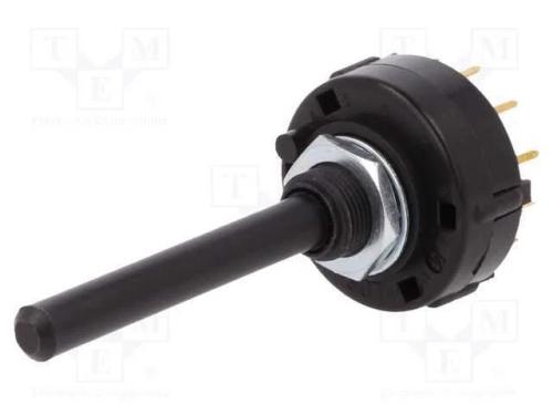 Interruptor: Giratório, Pos: 12, 0,15a/250vdc, 30, -30÷85c, 999mo