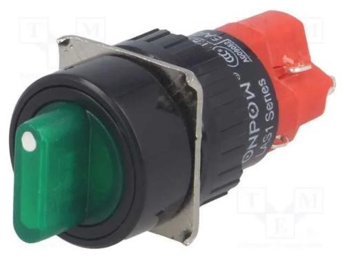 Interruptor: Giratório, Pos: 2, Spst-No + Spst-Nc, 3a/220vac, 50mo