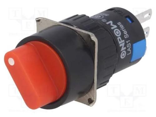 Interruptor: giratório, Pos: 2, SPDT, 3A/220VAC, .