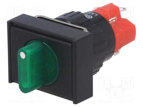 Interruptor: giratório, Pos: 2, SPST-NO + SPST-NC.