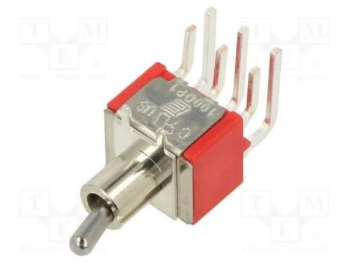 Interruptor: de alavanca, Pos: 2, DPDT, ON-ON, 2A.