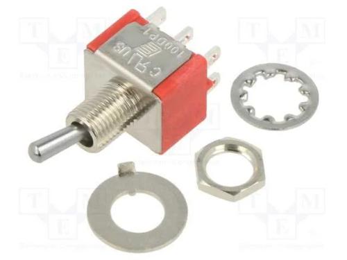 Interruptor: de alavanca, Pos: 2, DPDT, ON-ON, 2A.