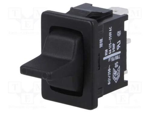Interruptor: de alavanca, Pos: 3, SP3T, ON-OFF-ON.