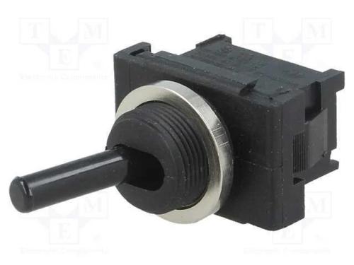 Interruptor: de alavanca, Pos: 2, SPST, ON-OFF, 1.
