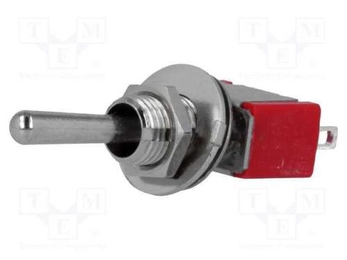 Interruptor: de alavanca, Pos: 2, SPDT, ON-ON, 2A.