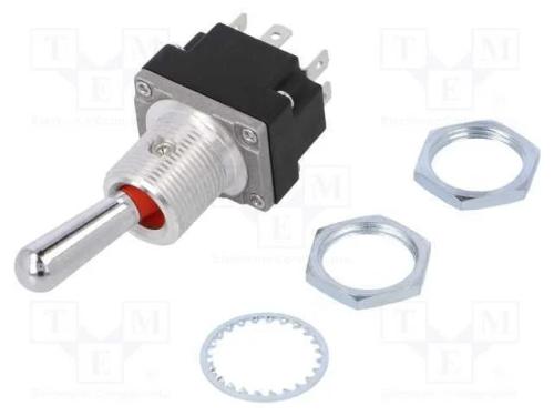 Interruptor: de Alavanca, Pos: 2, Dpdt, On-On, 0,.