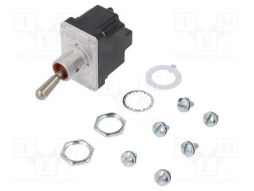 Interruptor: de Alavanca, Pos: 2, Dpdt, (On)-Off,.