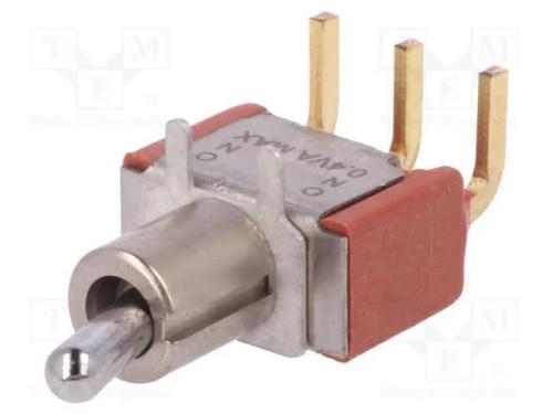 Interruptor: de alavanca, Pos: 2, SPDT, ON-ON, 0,.