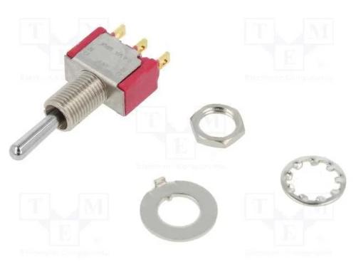 Interruptor: de alavanca, Pos: 3, SP3T, ON-OFF-ON.