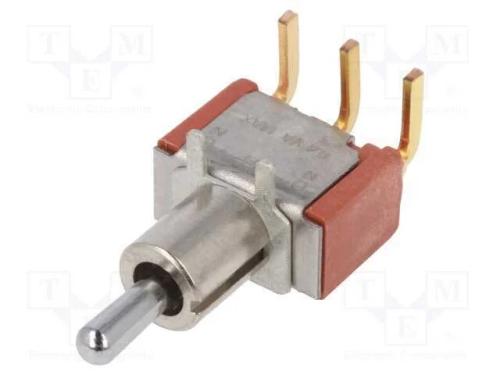 Interruptor: de alavanca, Pos: 3, SP3T, (ON)-OFF-.