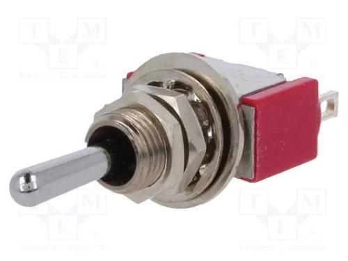 Interruptor: de alavanca, Pos: 3, SP3T, (ON)-OFF-.
