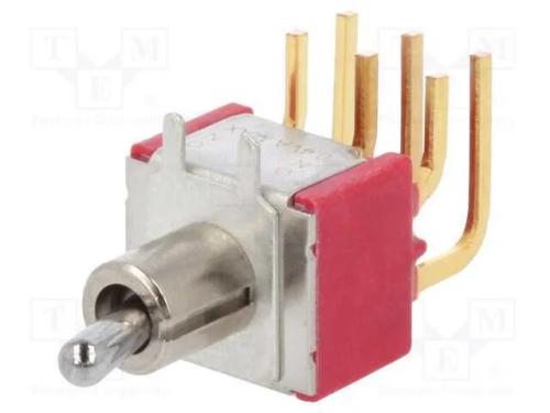 Interruptor: de alavanca, Pos: 2, DPDT, ON-ON, 0,.